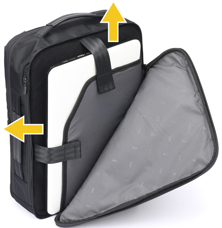 エース、前持ちリュック「ガジェタブル R」限定カラーにブルー