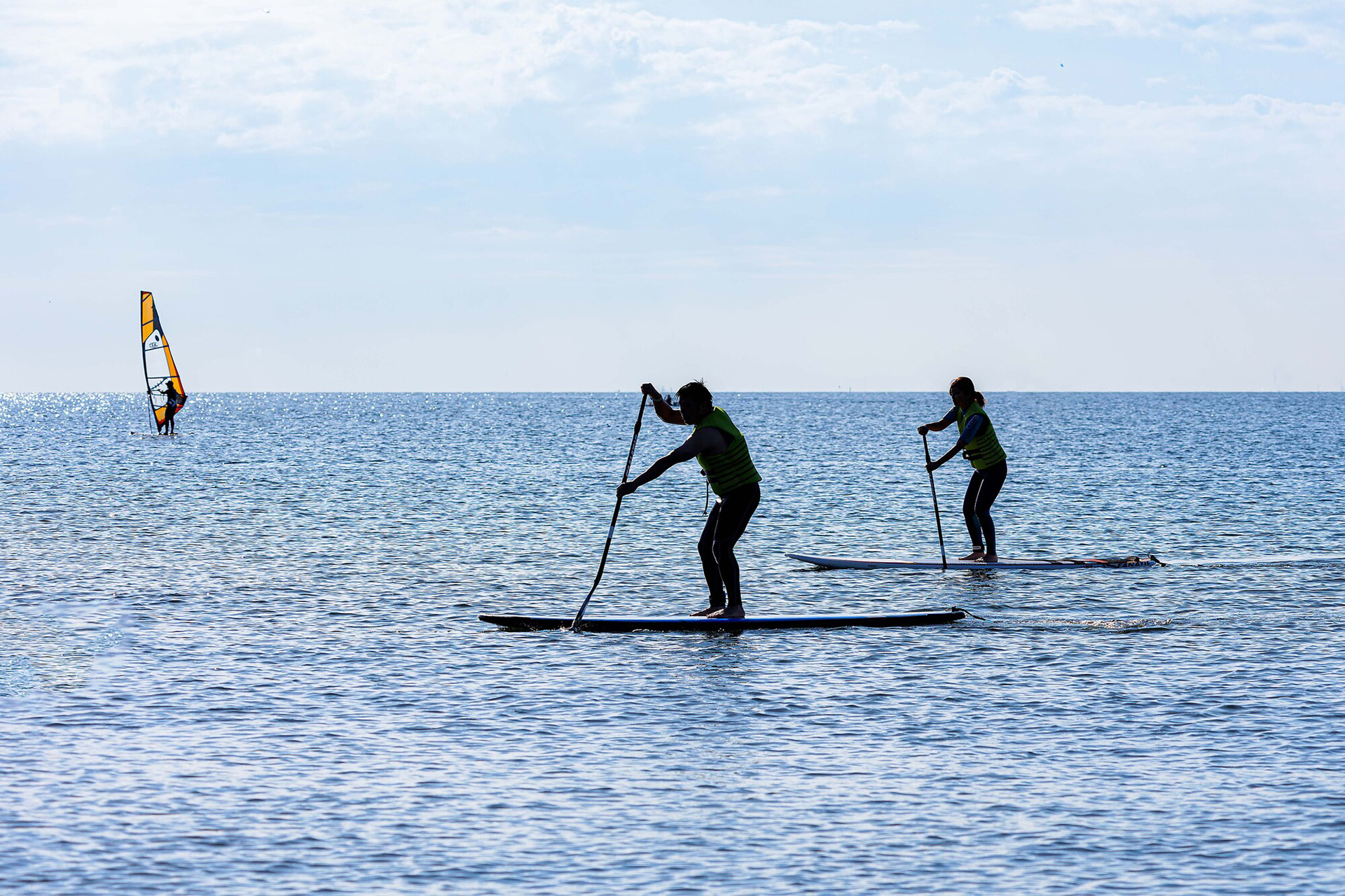 マリンアクティビティも楽しめる