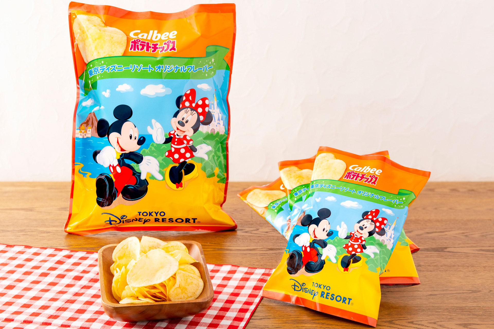 東京ディズニーリゾートで新しいポテトチップスを発売