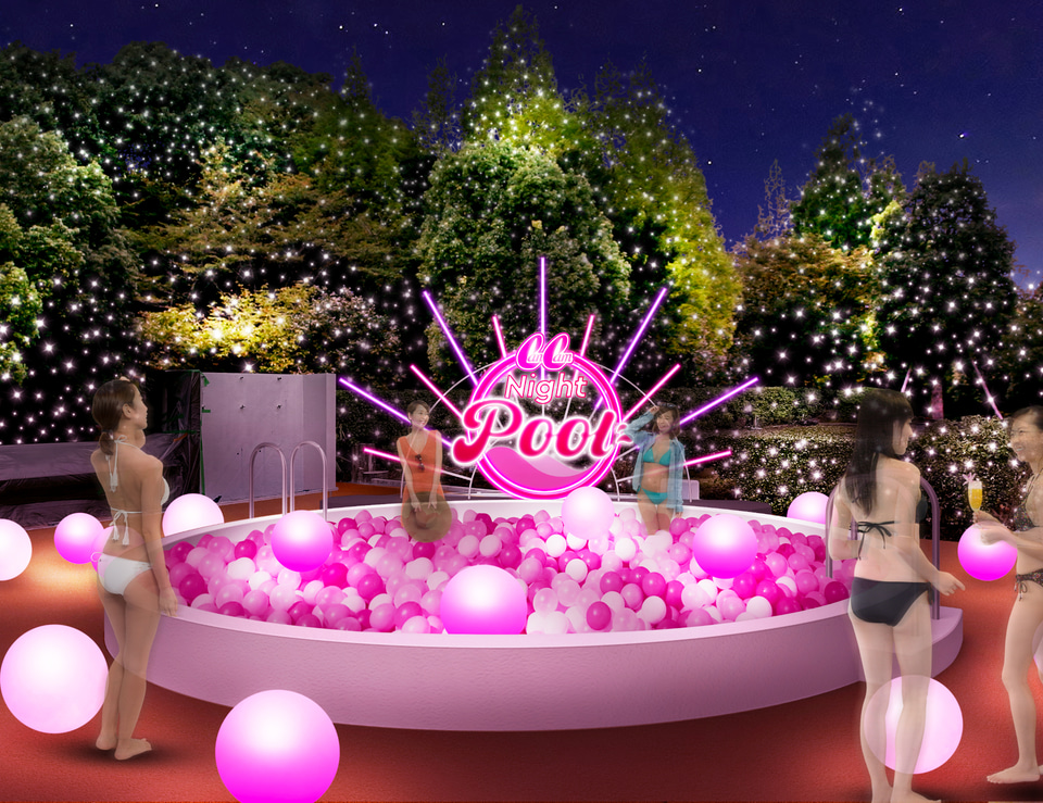 CanCamナイトプール、夏祭りも楽しめる「エレクトロ縁日」を開催。東京