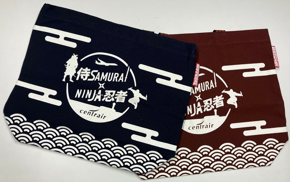 セントレア、サムライ×NINJA空港オリジナルグッズを発売。トート