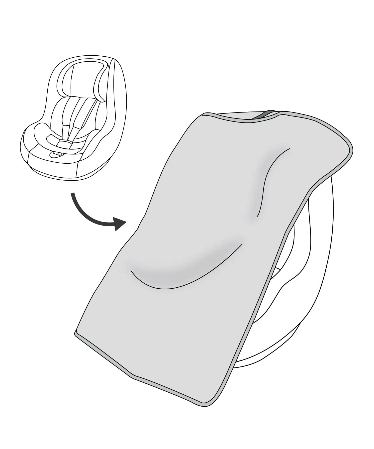 チャイルドシートサンシェード（550円）