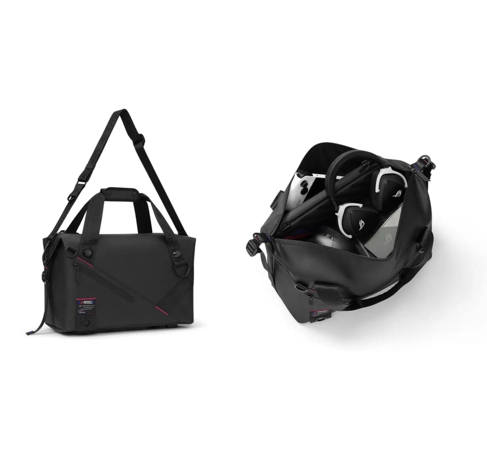 ASUS、ゲーミングデバイス用スーツケース/ショルダーバッグ/バック