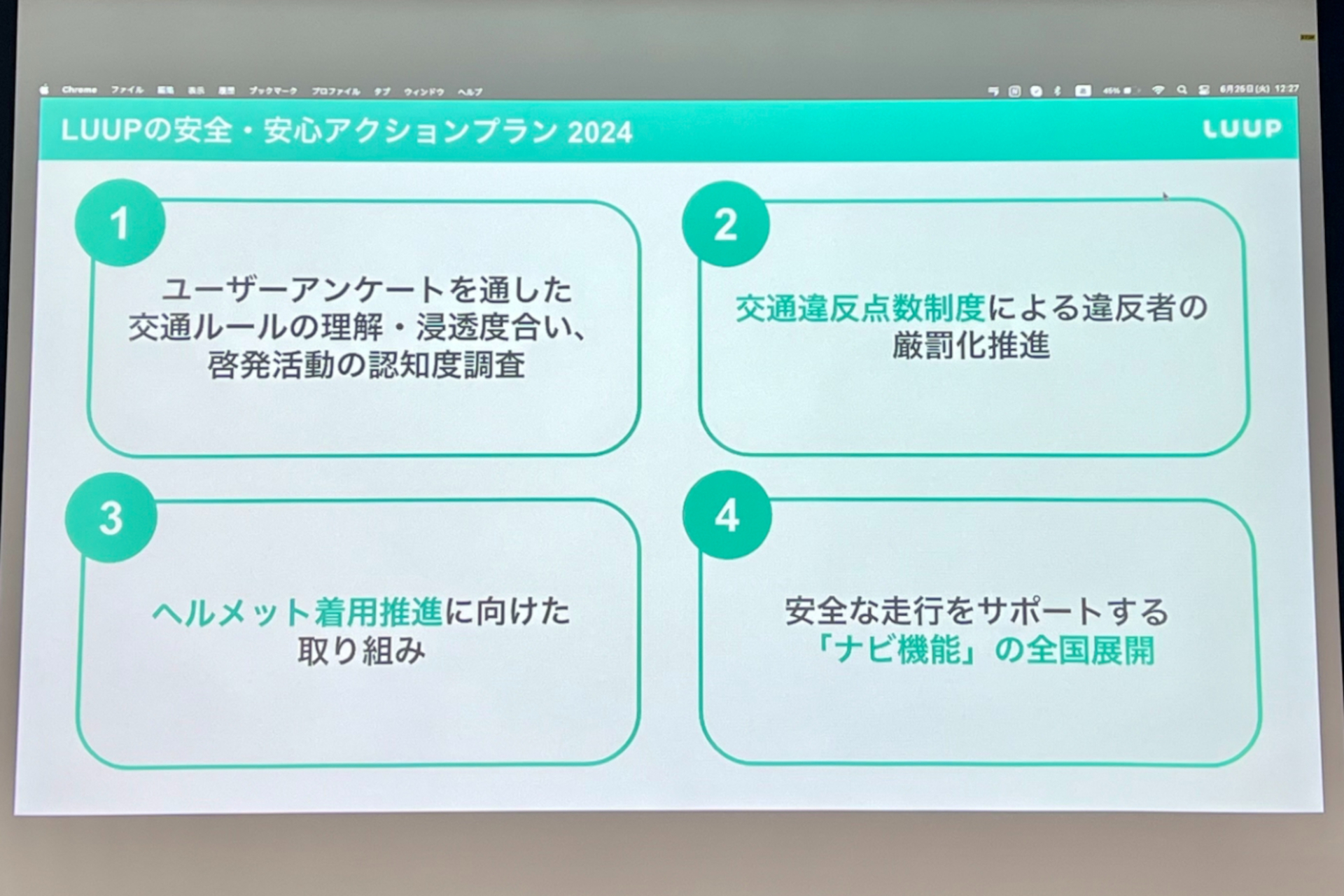LUUPの安全・安心アクションプラン2024