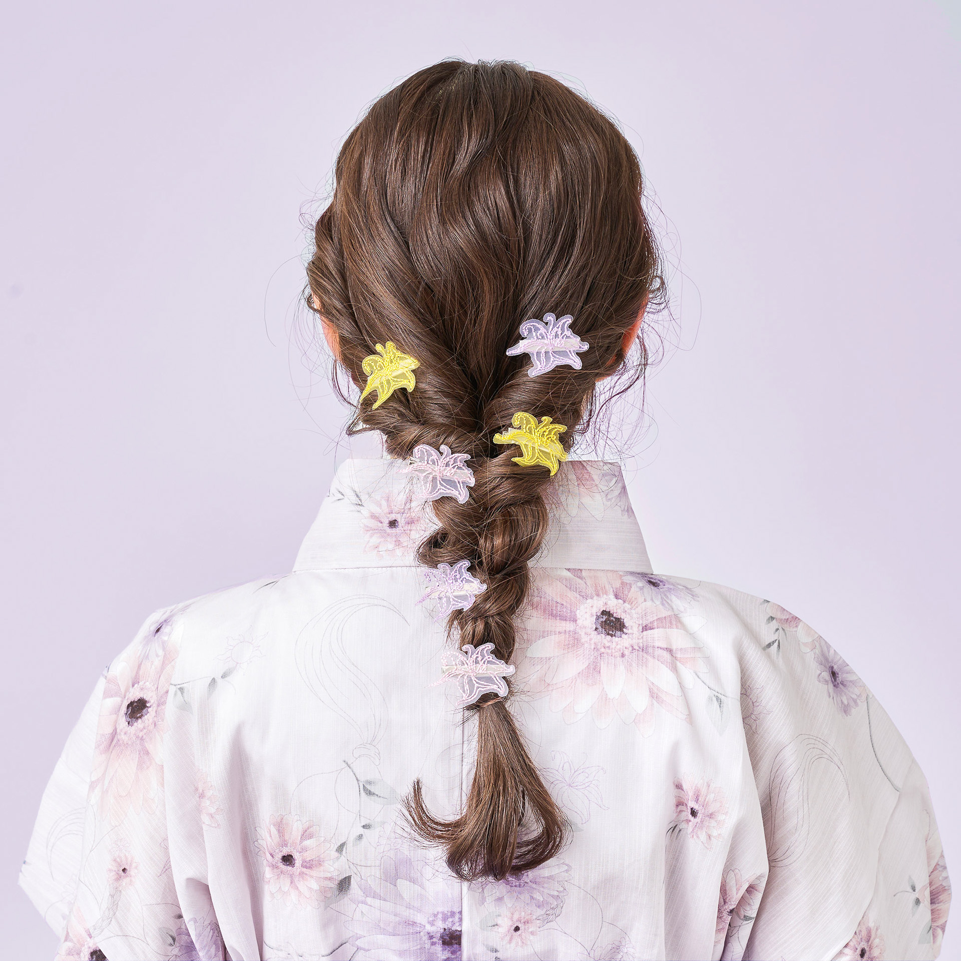 「ヘアクリップセット＜塔の上のラプンツェル＞」（2200円）