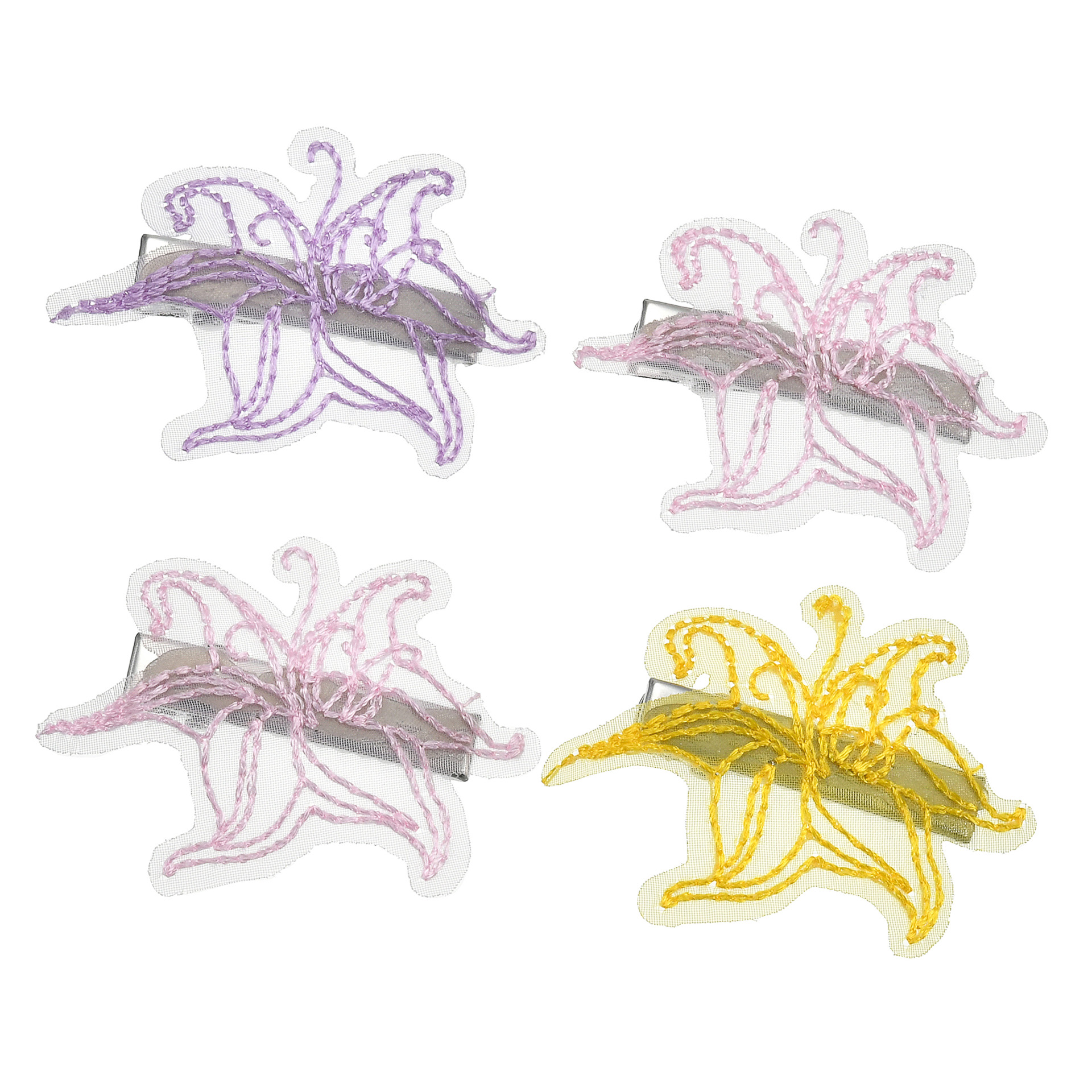 「ヘアクリップセット＜塔の上のラプンツェル＞」（2200円）