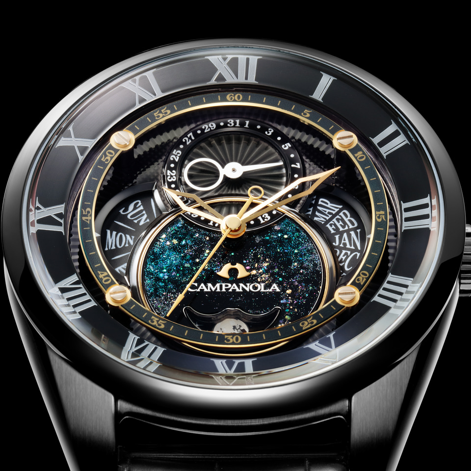 シチズン、「カンパノラ」限定2モデル。漆ダイヤルで宇宙と星の