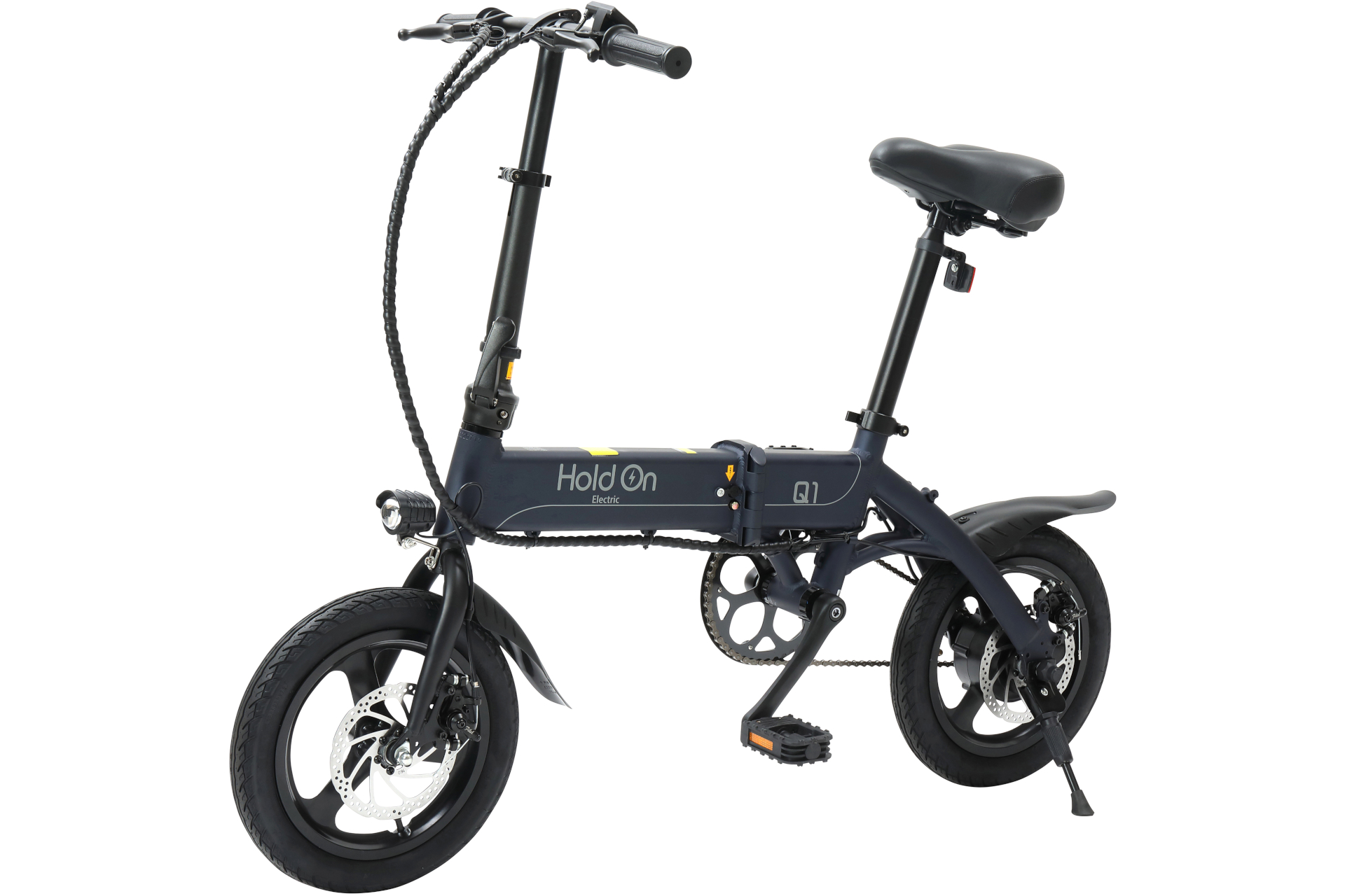 電動アシスト自転車「HoldOn」の再整備品を5万4800円で一般販売（画像はナイトブルー）