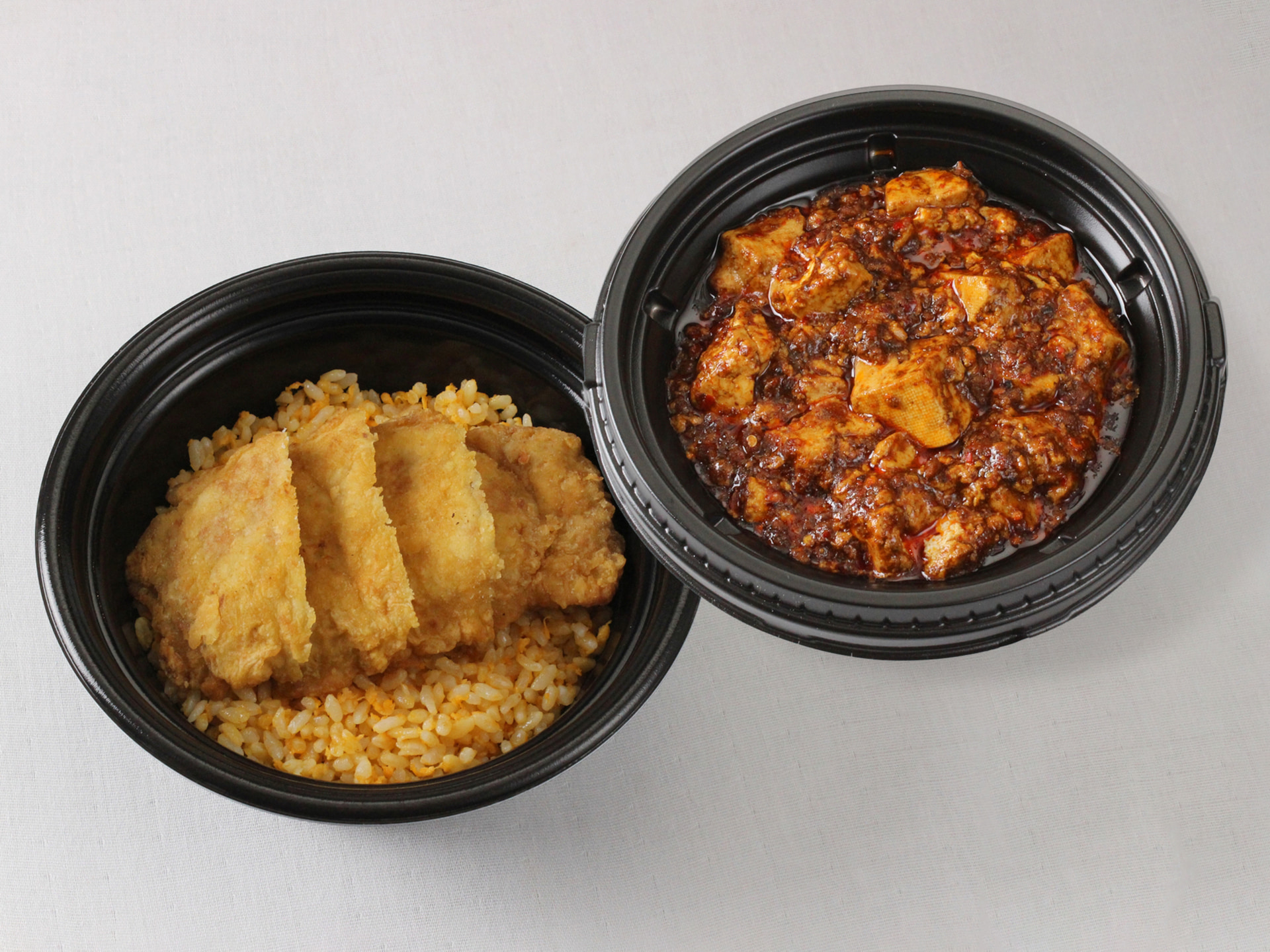 麻婆豆腐と排骨炒飯（台湾料理専門店 台湾101）