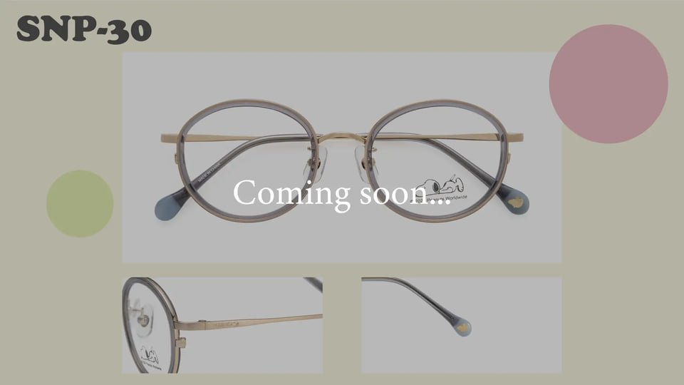 眼鏡市場、「いつでもどこでも掛けられる」PEANUTSコレクション第7弾