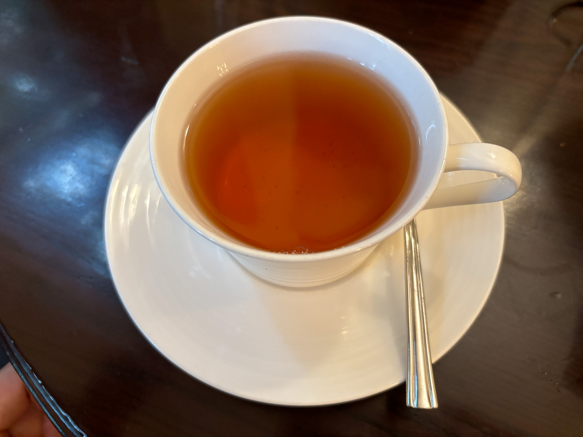 セットのドリンクは紅茶をセレクト