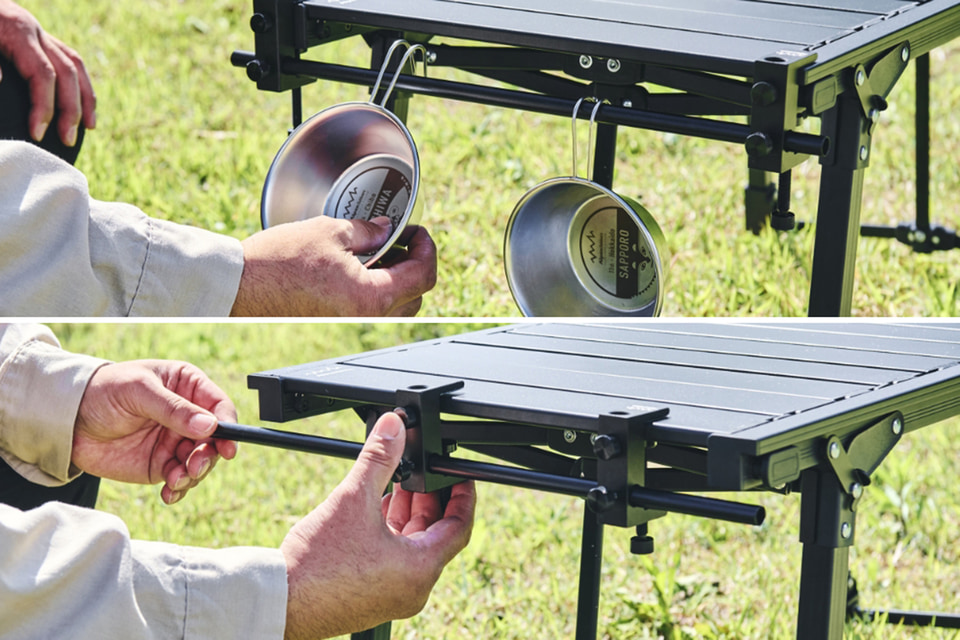 アルペン、即完売だったアルミユニットテーブル再販！ 110cmサイズや