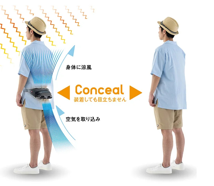 薄着でも目立たない着こなしが可能