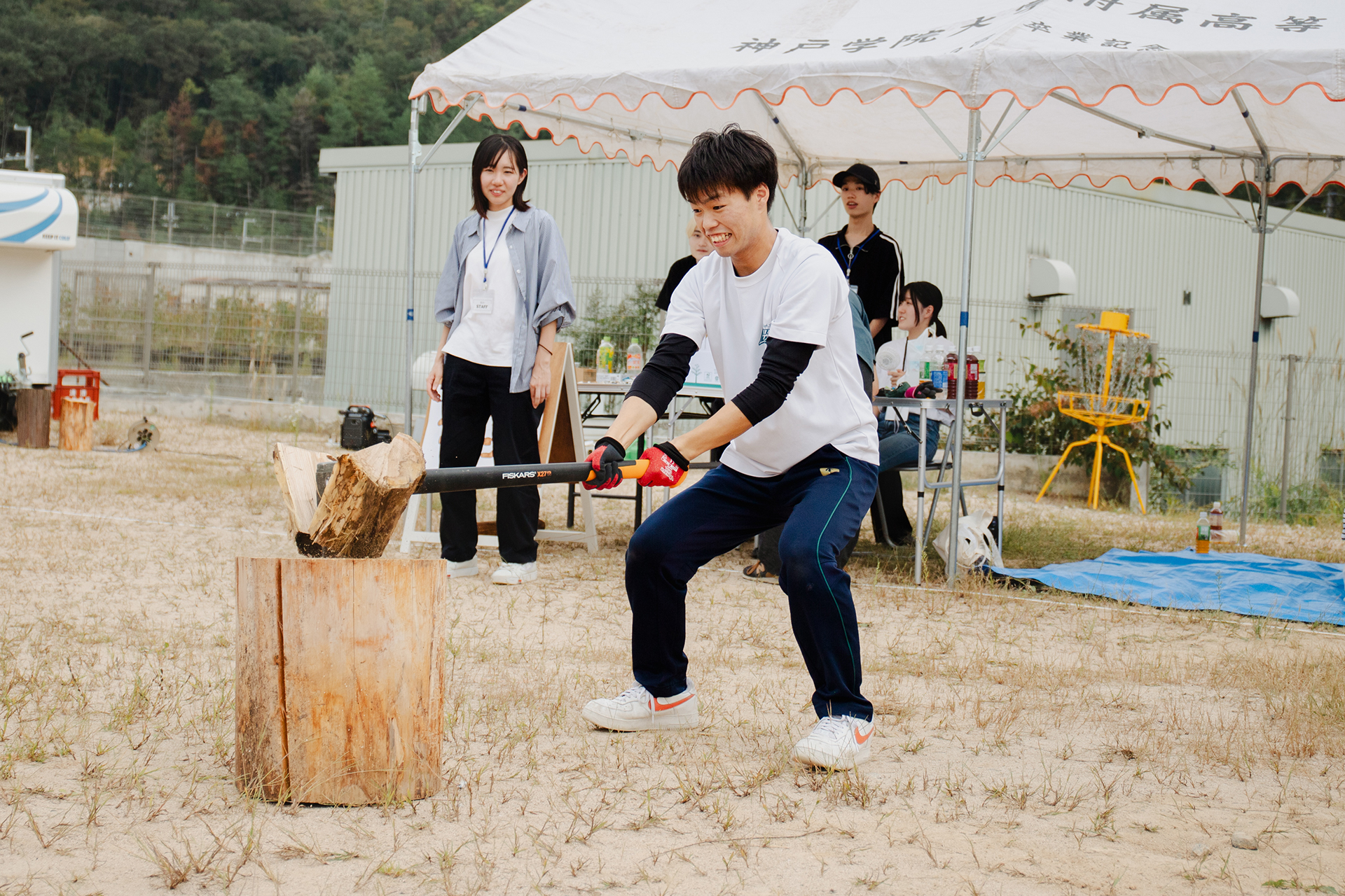 薪割りのワークショップ