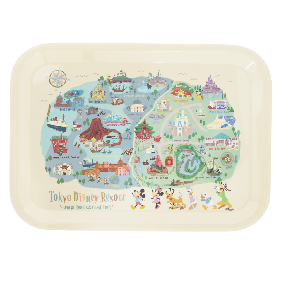 東京ディズニーリゾートの地図モチーフグッズは普段使いにも
