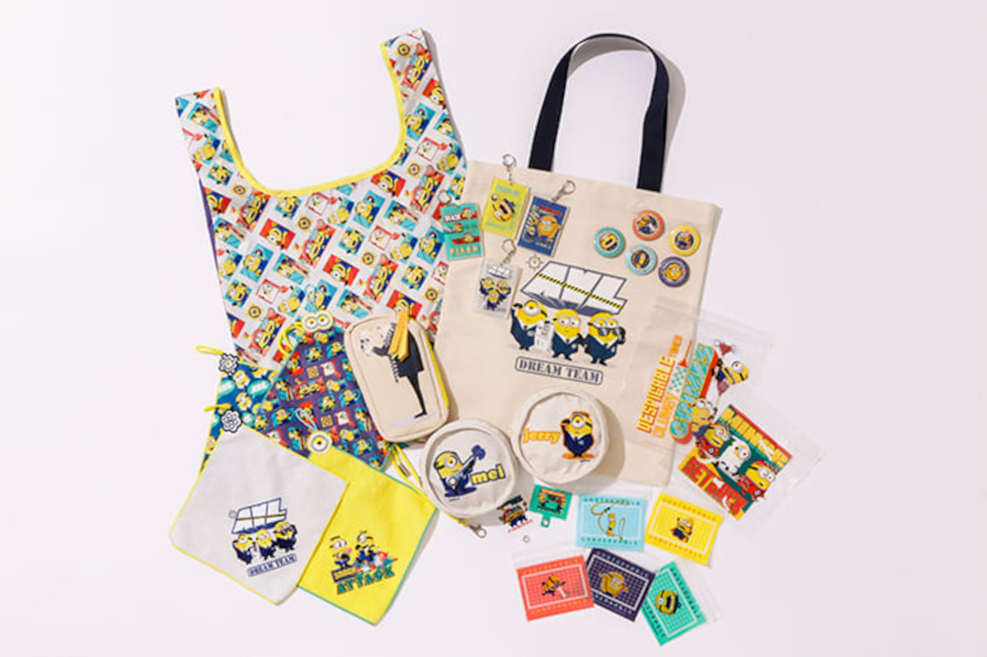 お出かけやピクニックに使えそうなミニオンアイテムがラインアップ