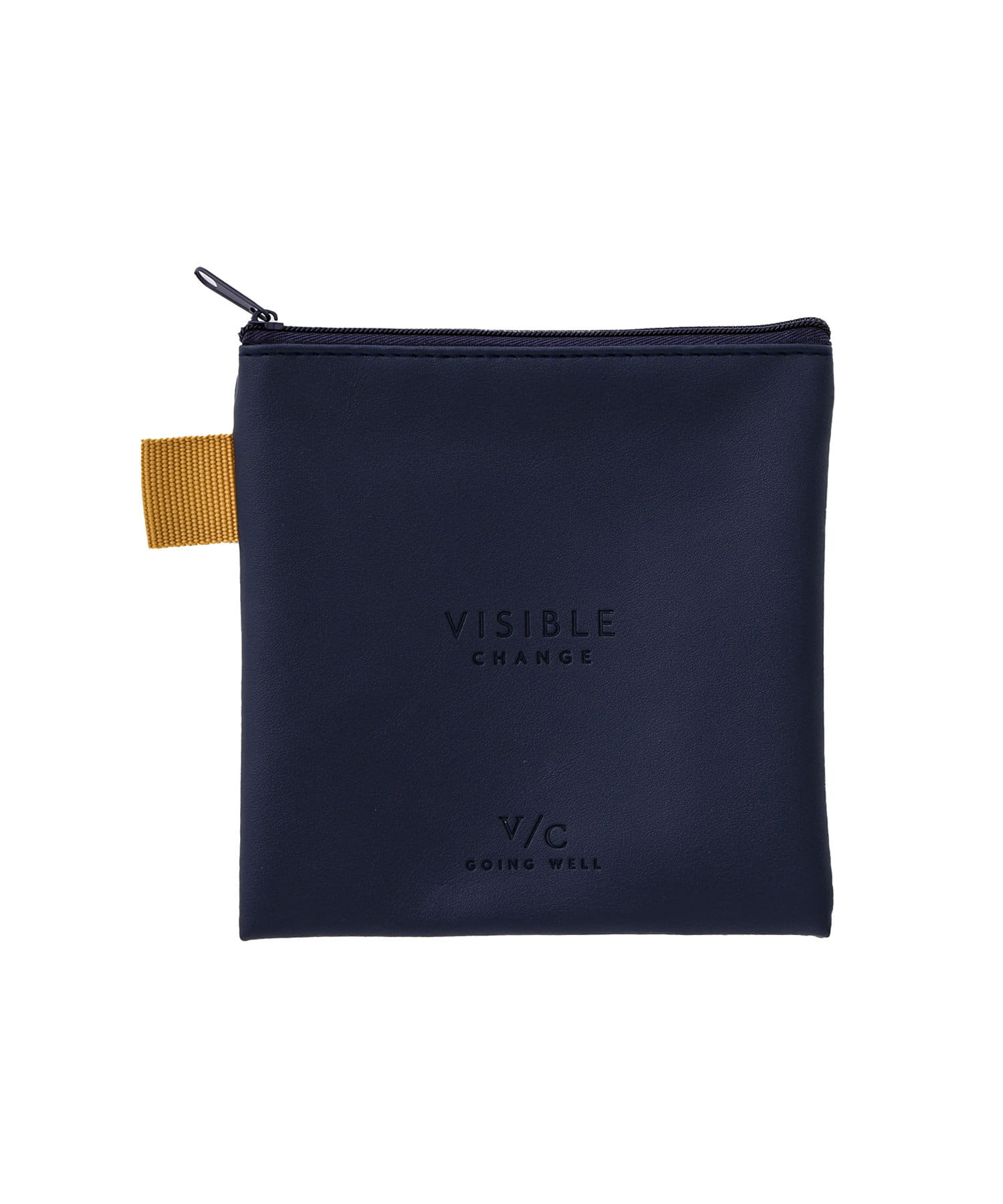 スクエア合皮トラベルポーチ（330円）