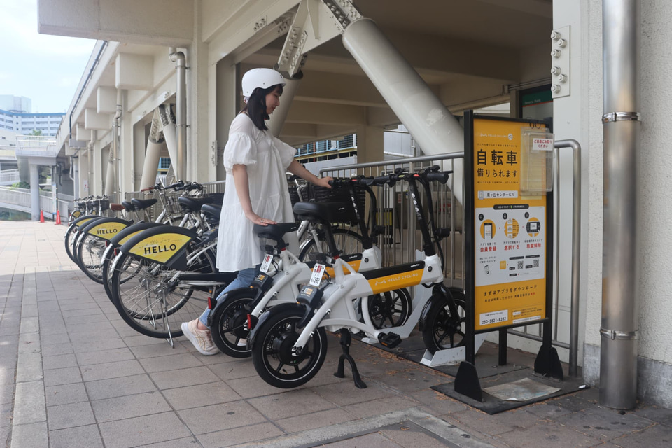 シェアサイクル「HELLO CYCLING」、電動サイクルを大阪府堺市泉北