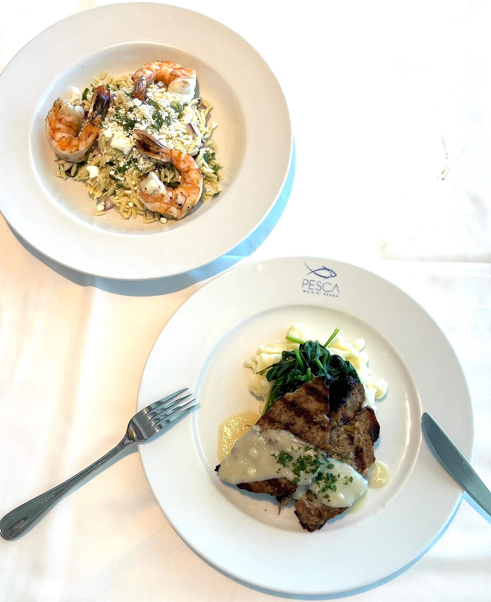 1777ミートローフとローストシュリンプ冷製パスタサラダ