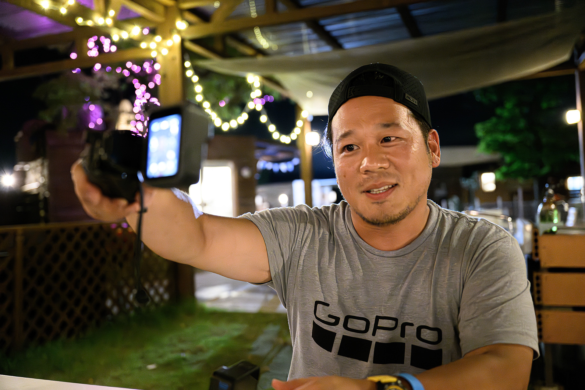GoProシニアマーケティングマネージャー イ・スホン氏。2日間にわたり我々参加者にGoProの魅力を伝えてくれた
