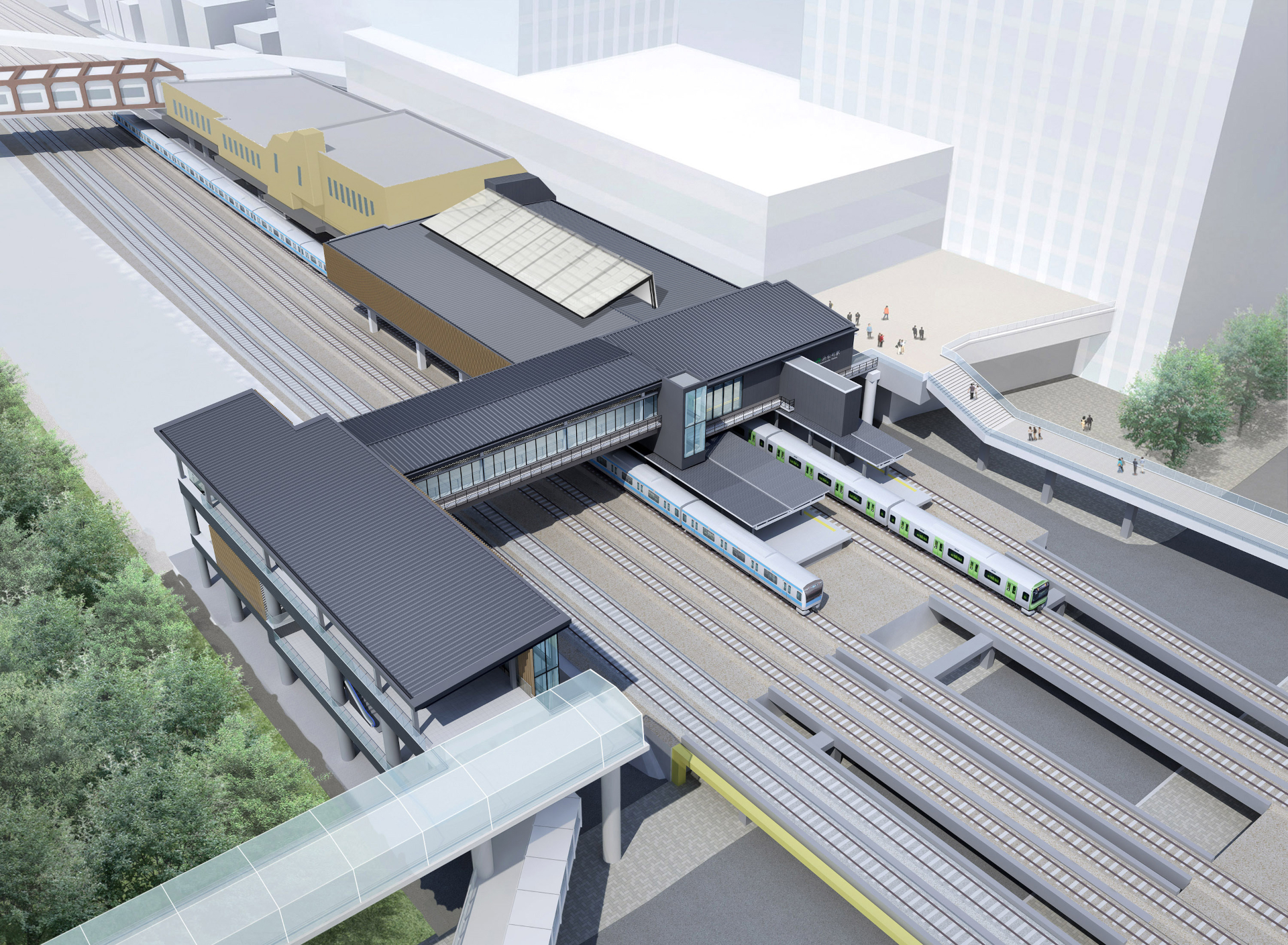 JR浜松町駅改良工事後