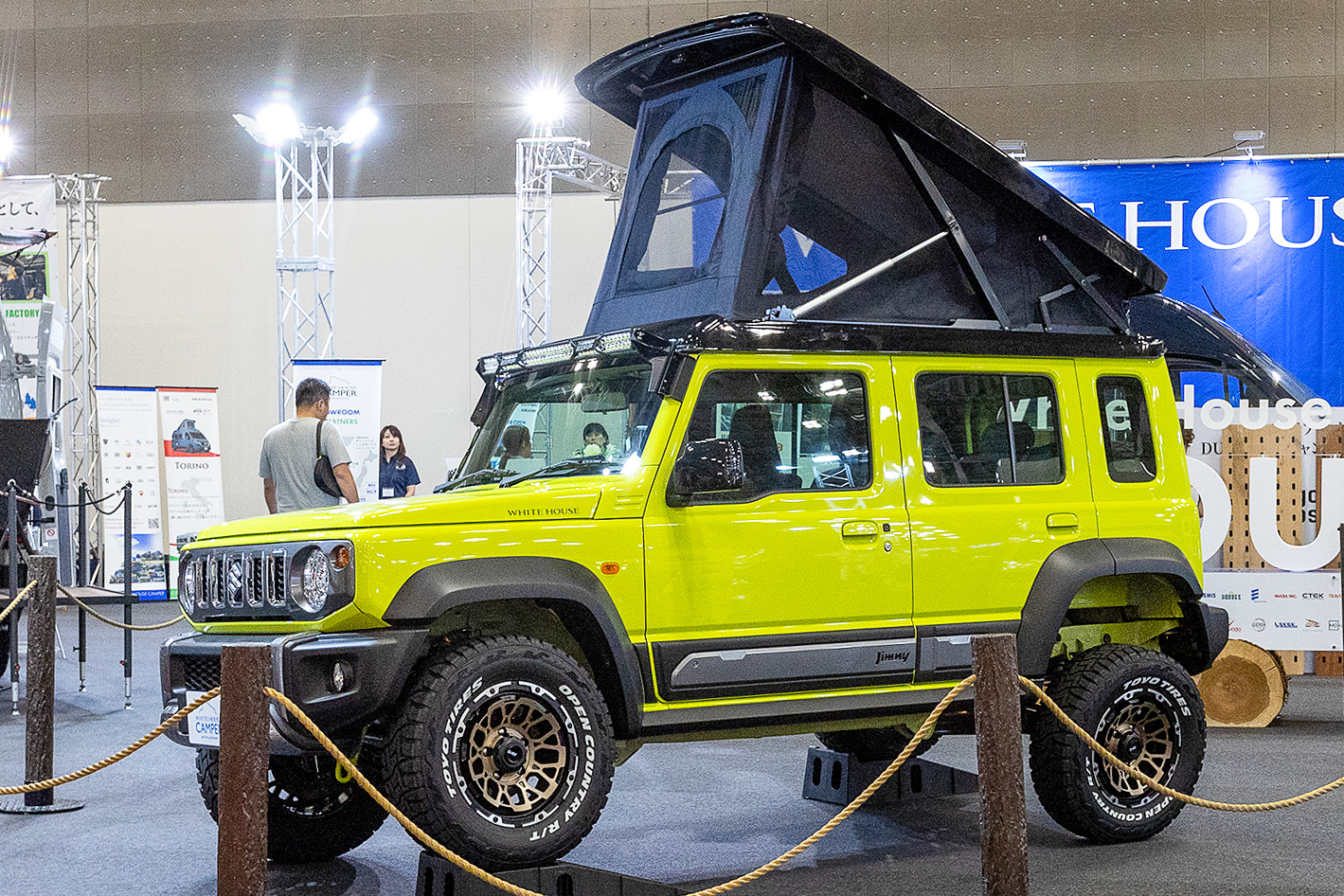 東京ビッグサイトの東7・8ホールにて、東京キャンピングショー2024が開催