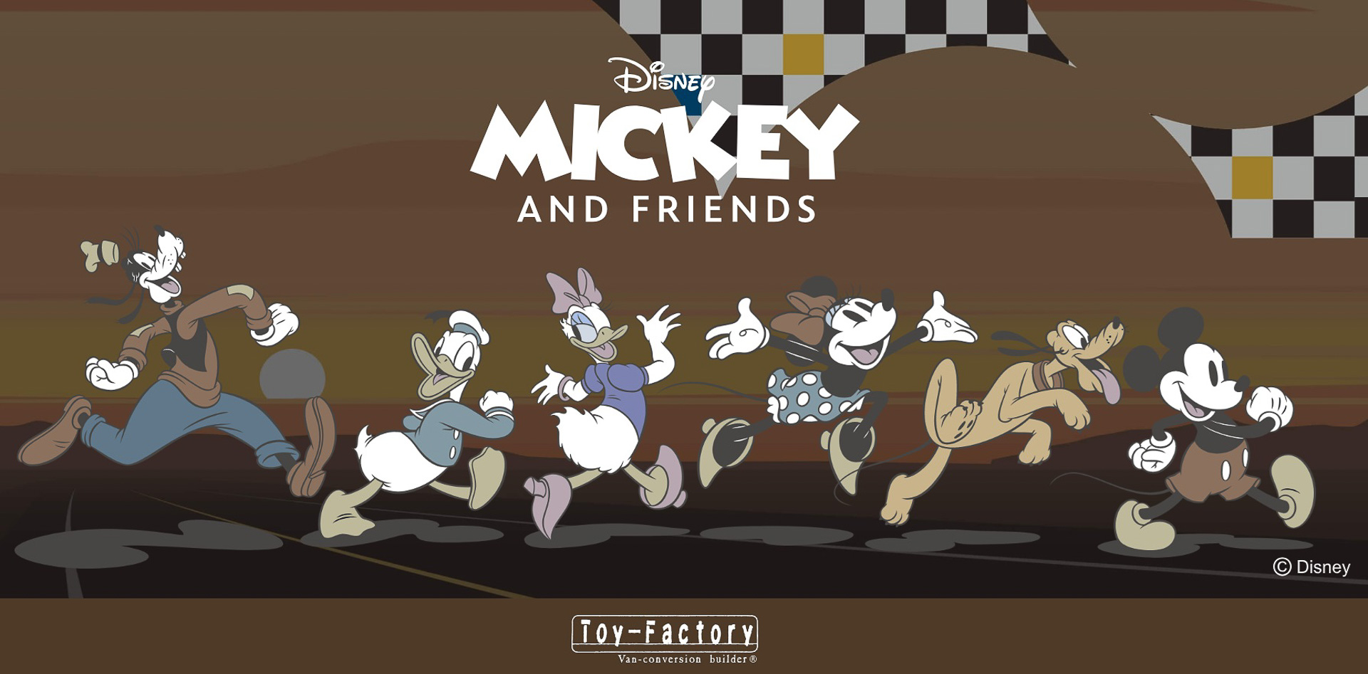 テーマはロードトリップ。北米横断道路ルート66を走るイメージ