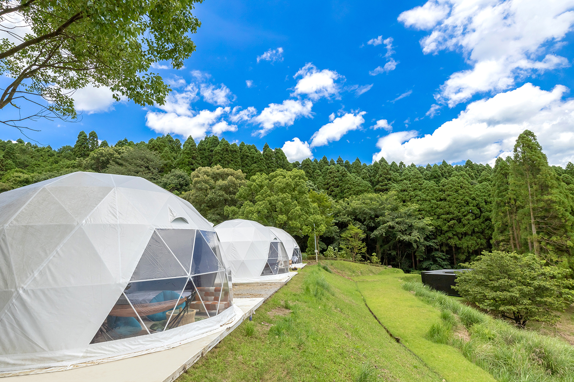 「ほけだけグランピング～和泉の毬花～」開業