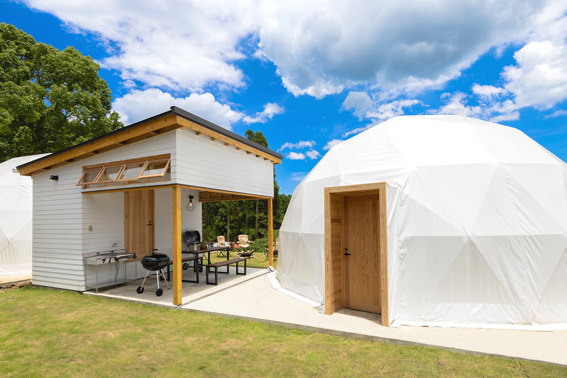 ドームテント外観