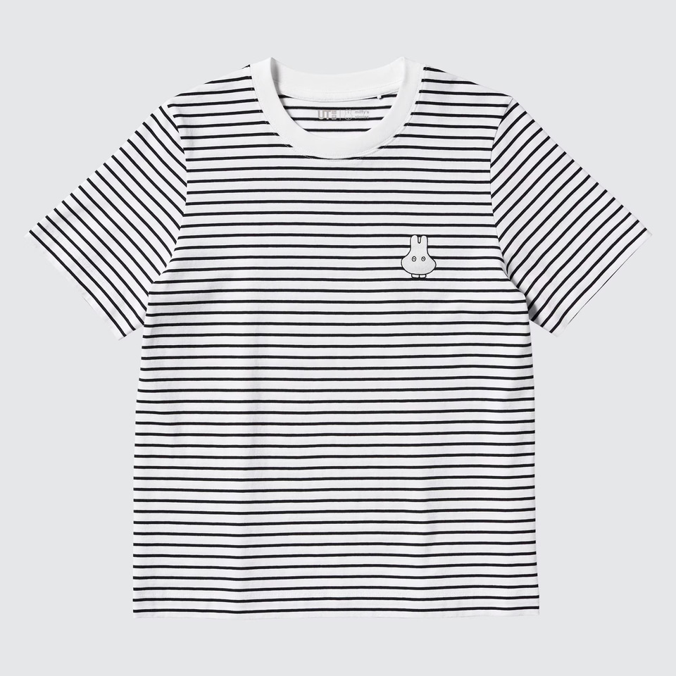 ユニクロ、大人ミッフィーTシャツ8月9日発売！ シンプルかわいい白/黒