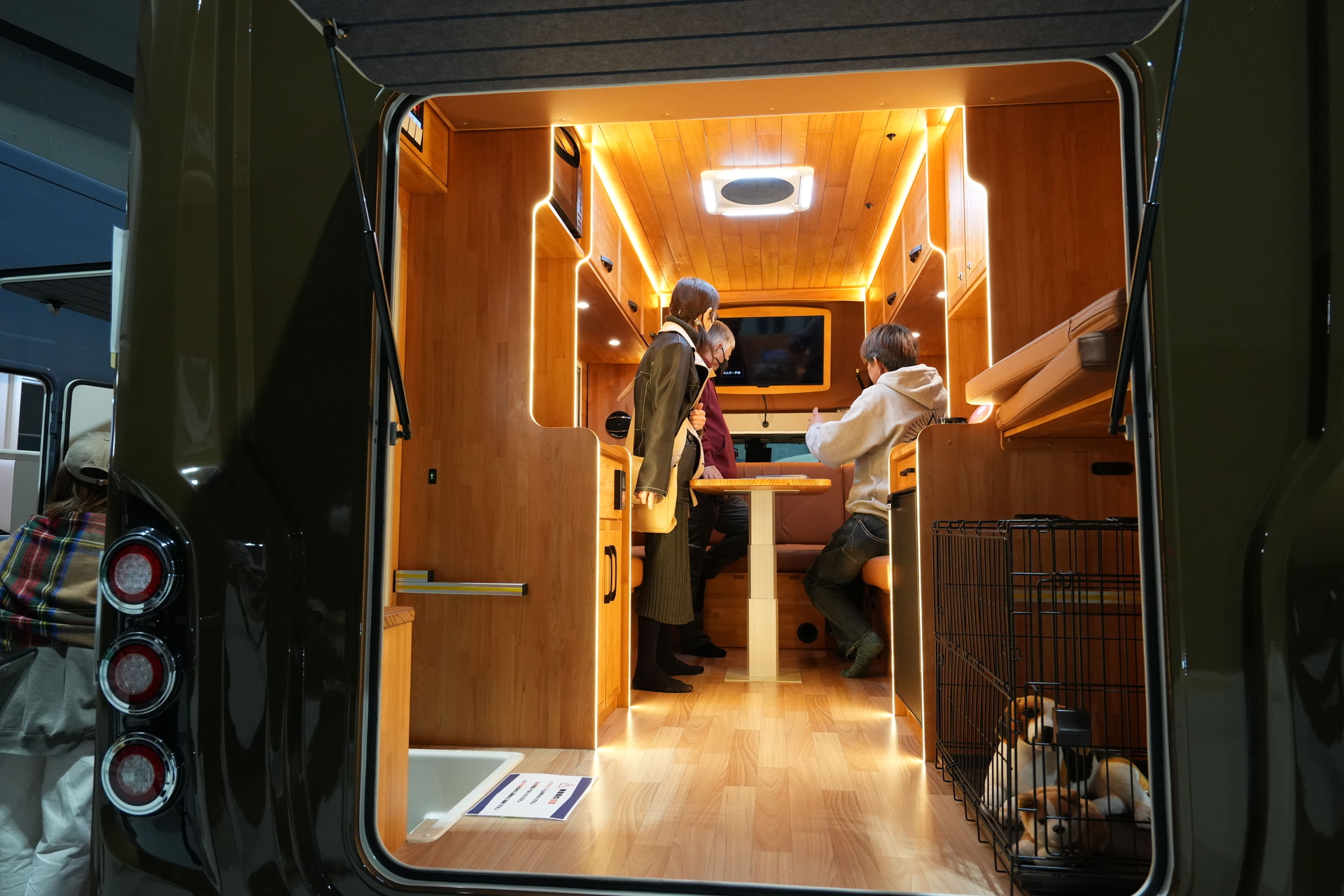 実際になかに入って見ることができる（写真は過去会場）