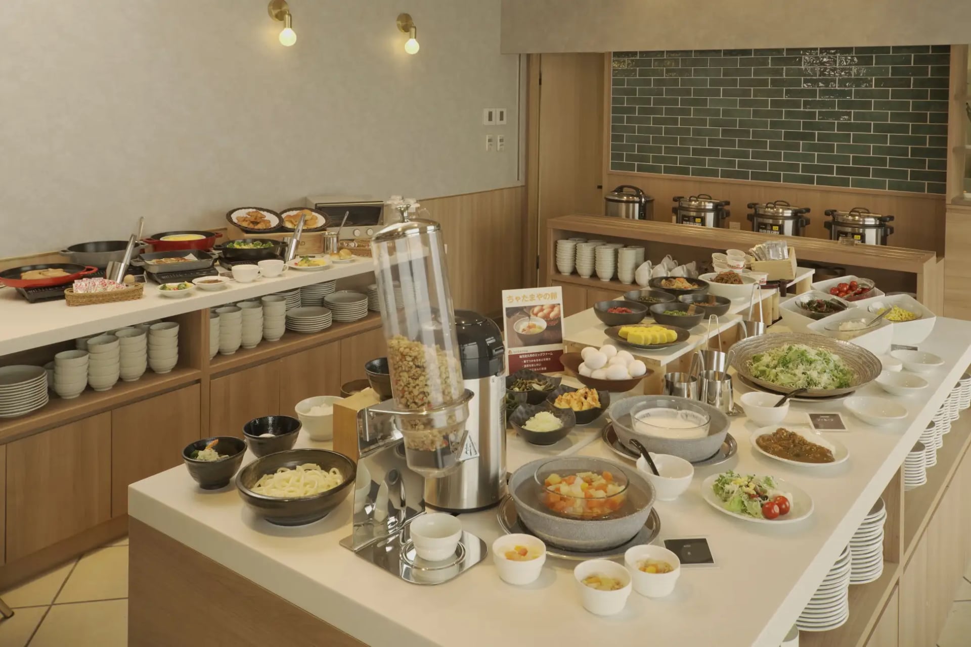 朝食ビュッフェ