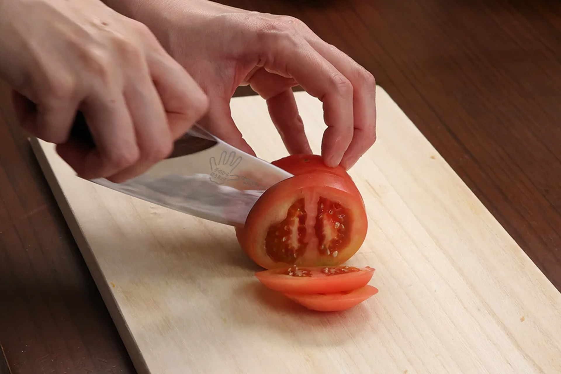 断面がきれいになる造り