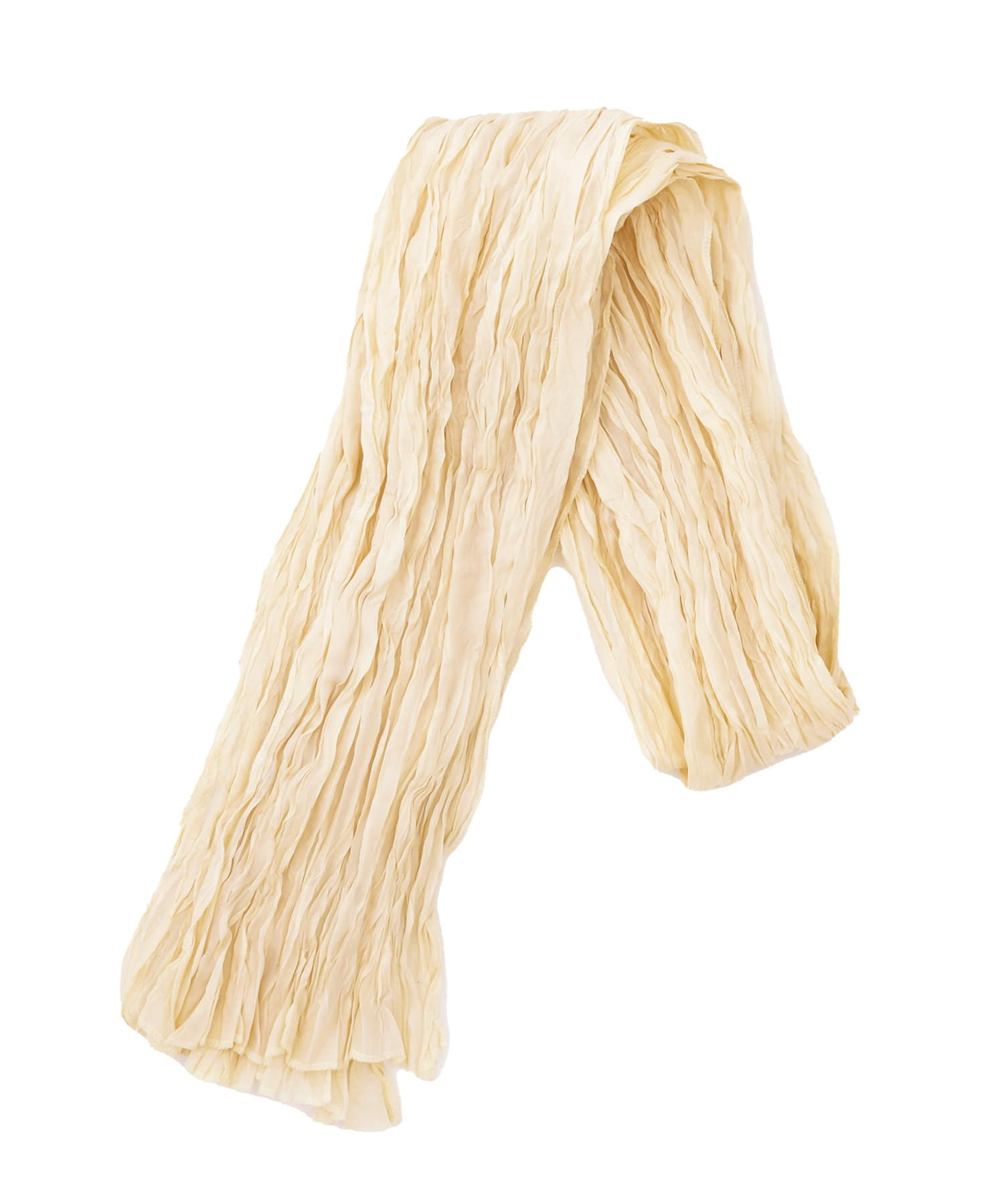 「くしゅくしゅ兵児帯」（1320円）はアイボリーやカーキなど全3色