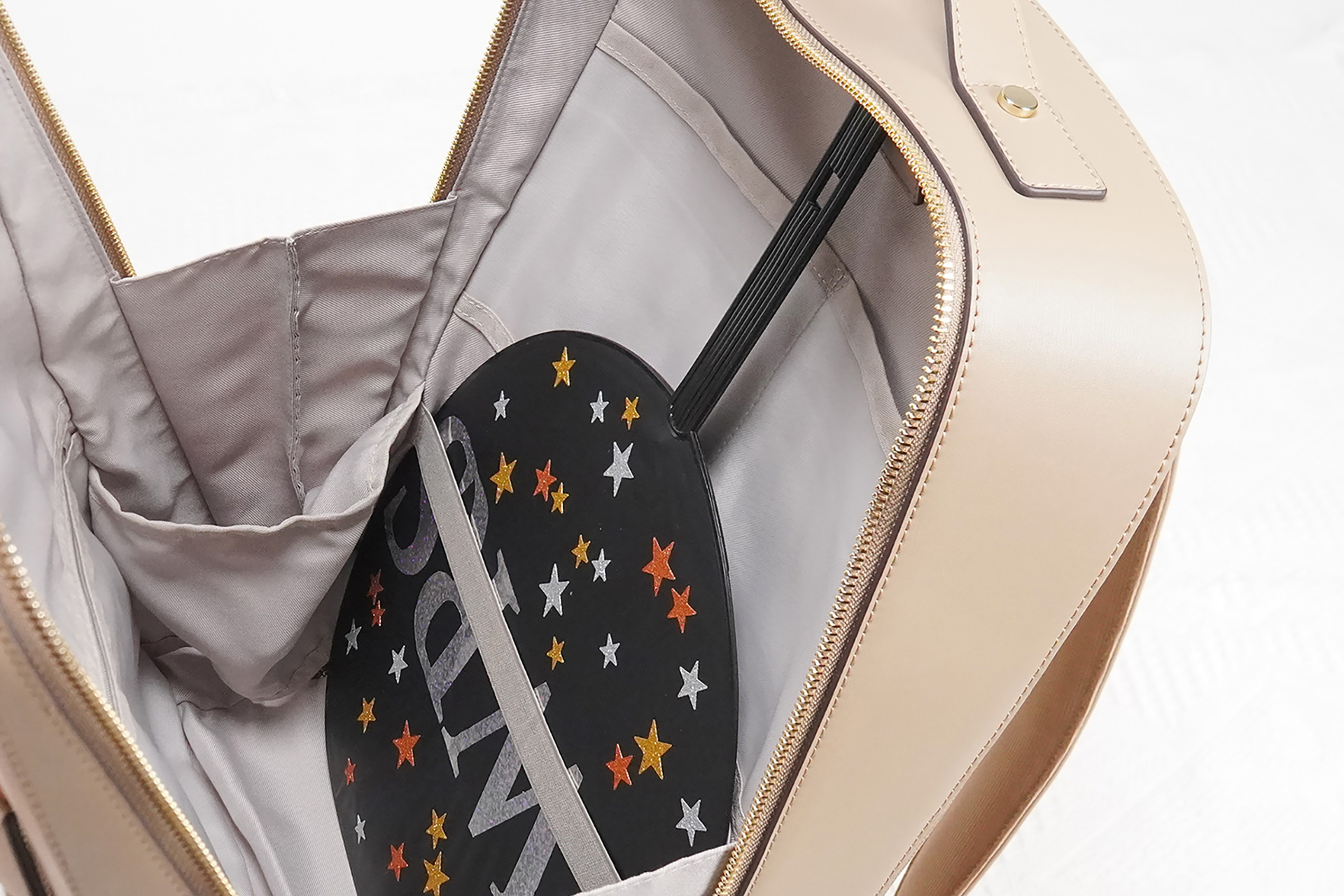 ジャンボうちわを固定できるバンド