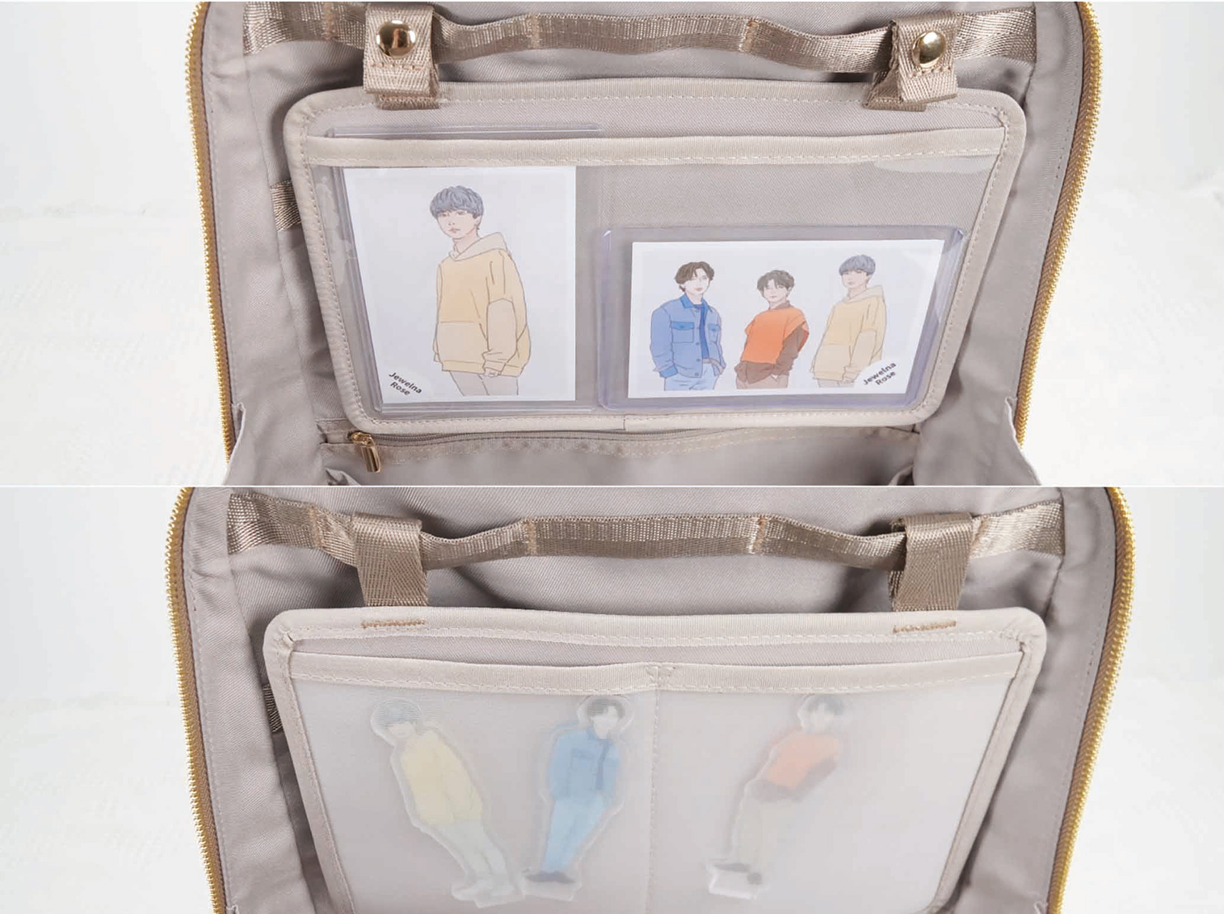 写真やアクスタを収納できる「両面ディスプレイチケット」