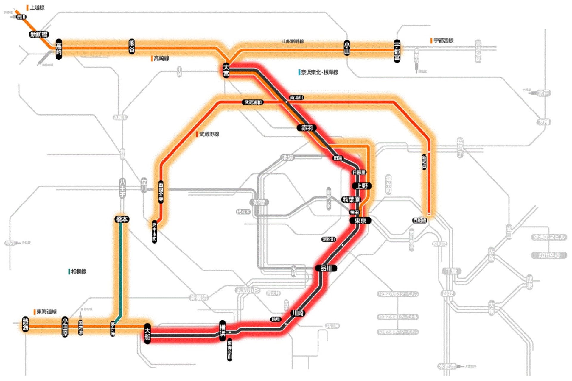 JR京浜東北線、大雨で運転見合わせ