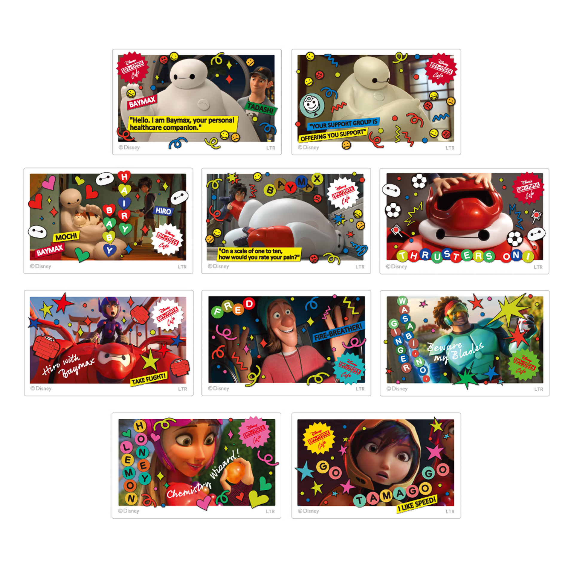 「ステッカー（ランダム10種）」（605円）