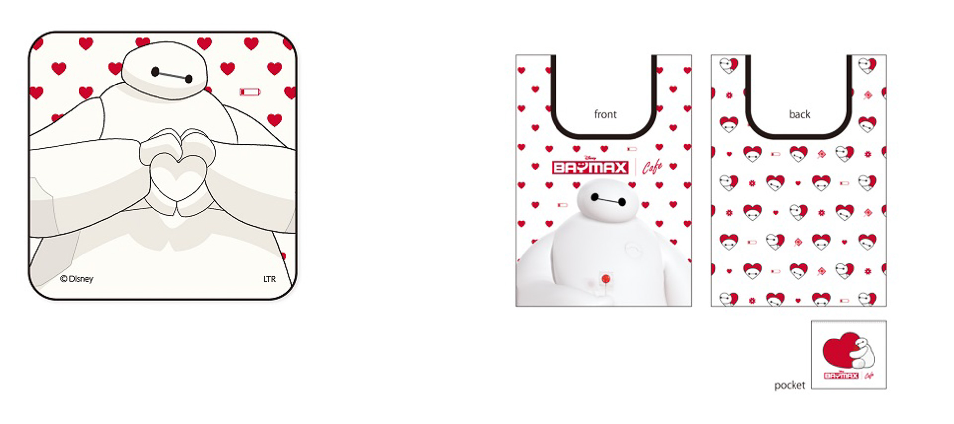 「ミニタオル」（1430円）、「ミニエコバッグ」（2860円）