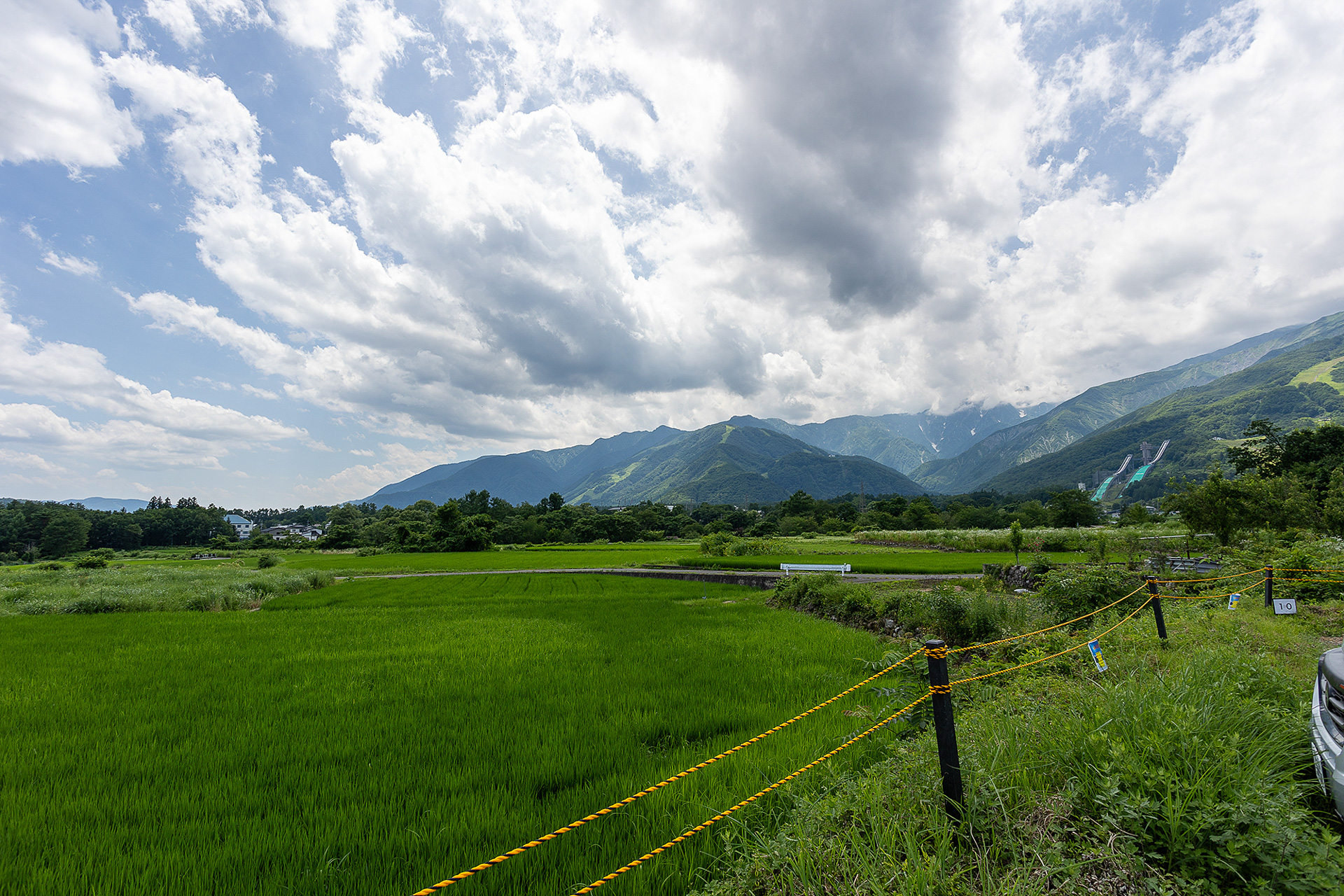 11番サイトの10番サイト寄りからの眺め