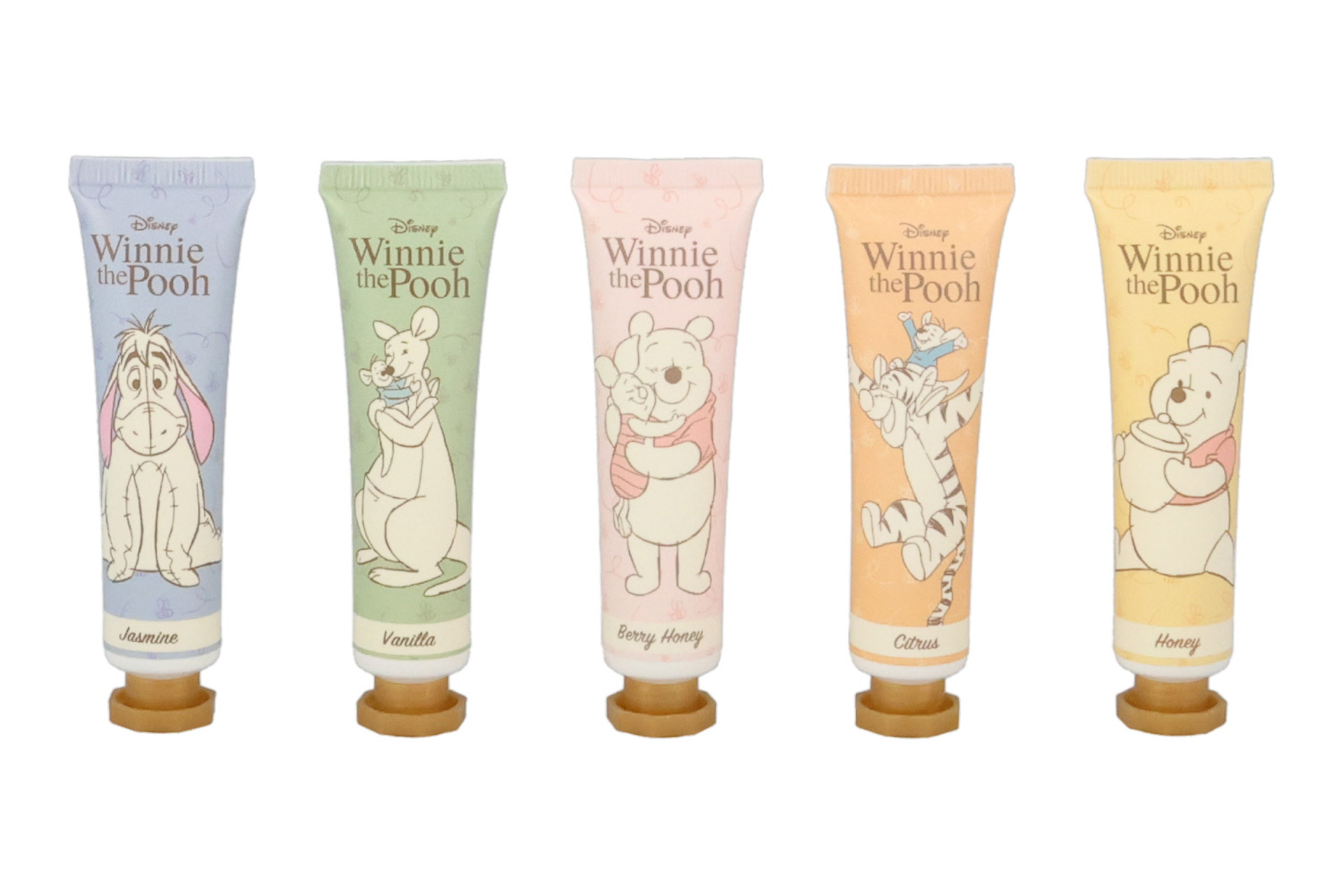 香りはベリーハニーやハニー、ジャスミンなど全5種類