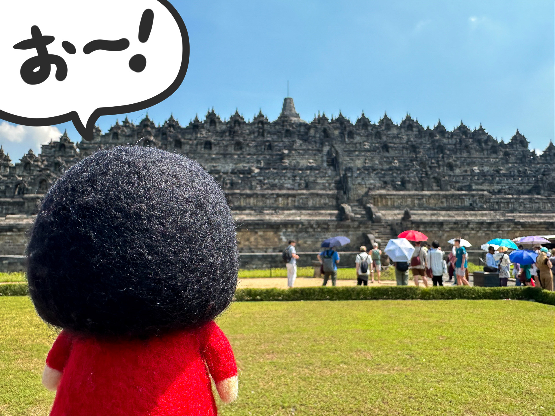 世界最大の仏教遺跡ボロブドゥール