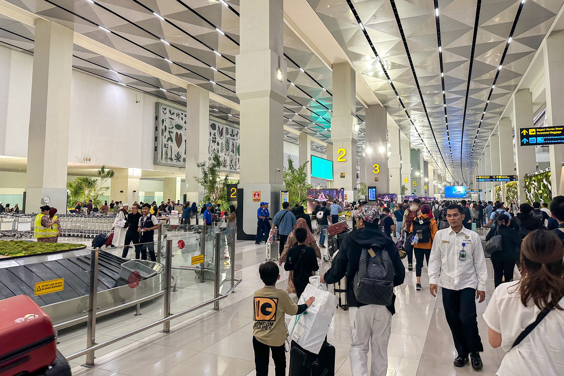 スカルノハッタ国際空港T3のバゲージクレーム