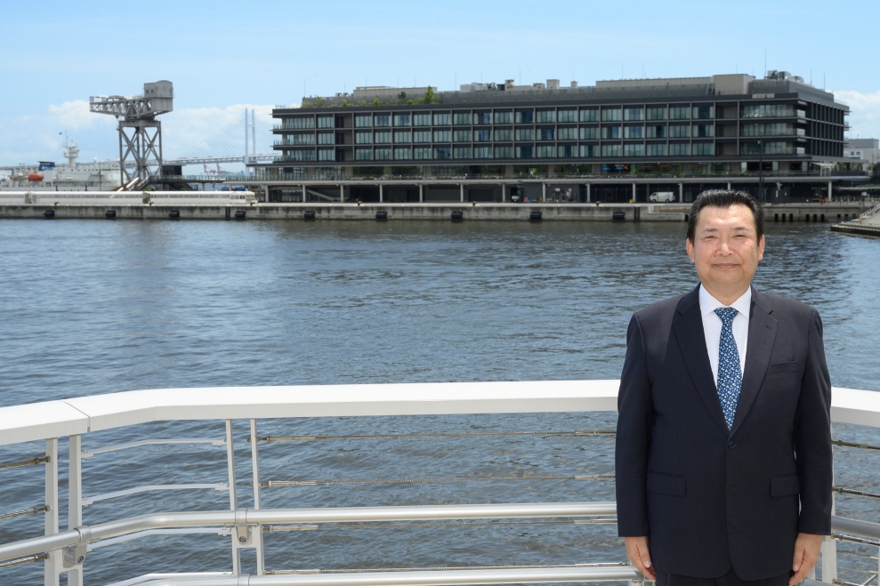 インターコンチネンタル横浜Pier 8 総支配人の戸張浩幸さん
