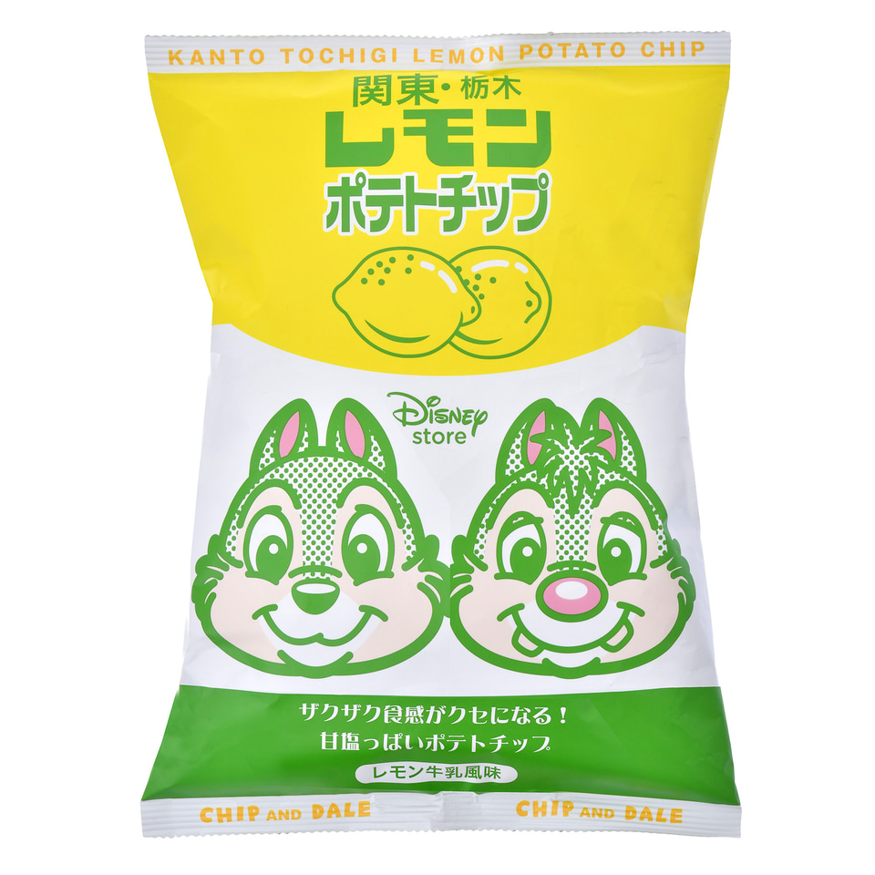 ドナルド・チップ＆デール 関東・栃木レモン牛乳 まとめ売り ご当地ドリンク「レモン牛乳」共同企画の爽やか風味菓子
