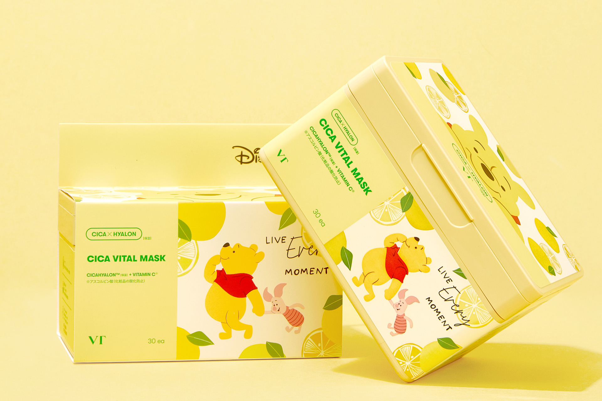 「VT COSMETICS」からゆず×プーさんのシカバイタル マスクが発売