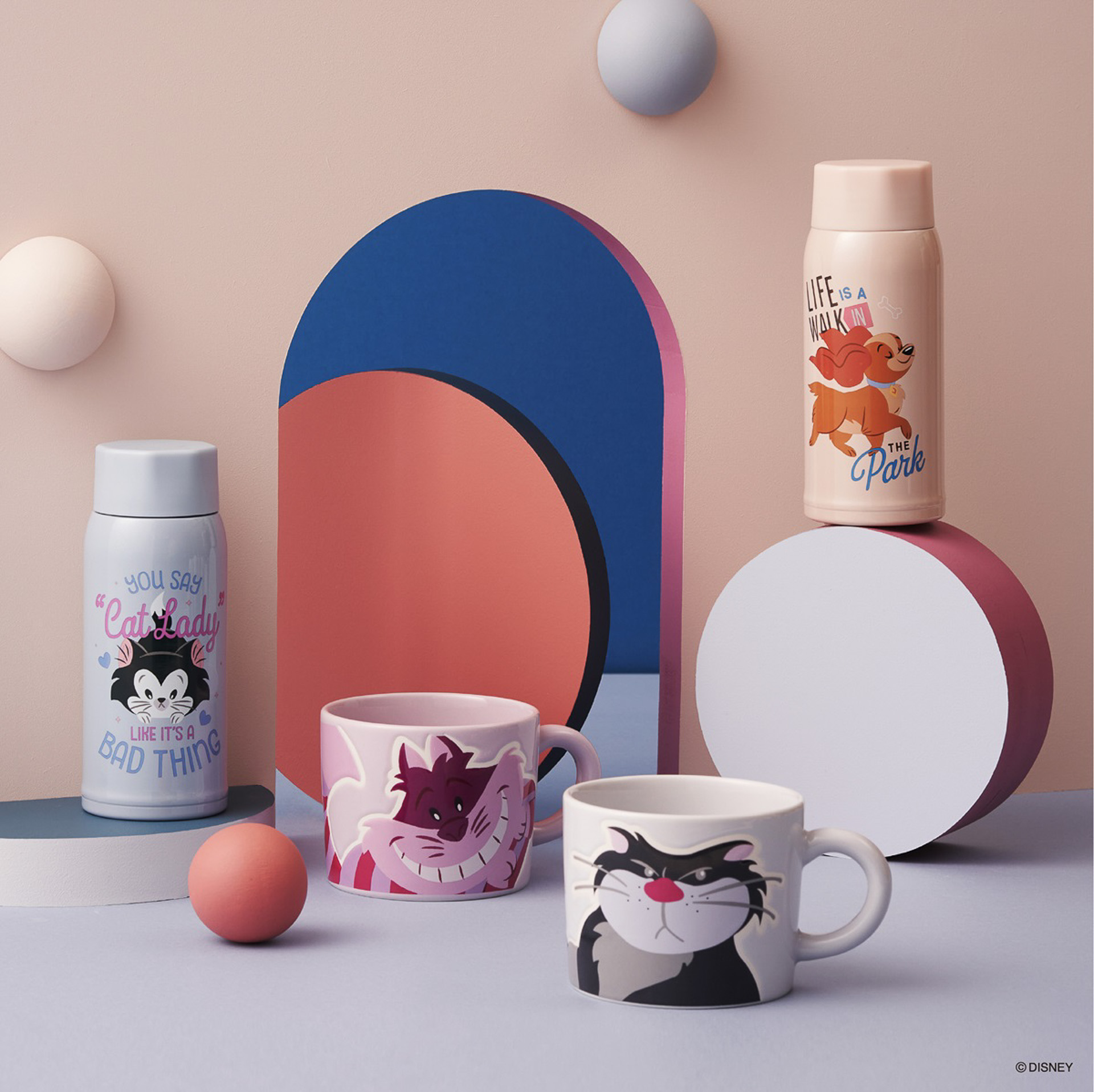 ルシファーやレディら犬猫キャラが主役の「Disney CATS＆DOGS COLLECTION」