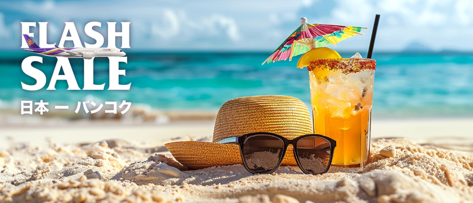 タイ国際航空の日本～バンコク線エコノミークラスが3日間限定で往復3万5000円