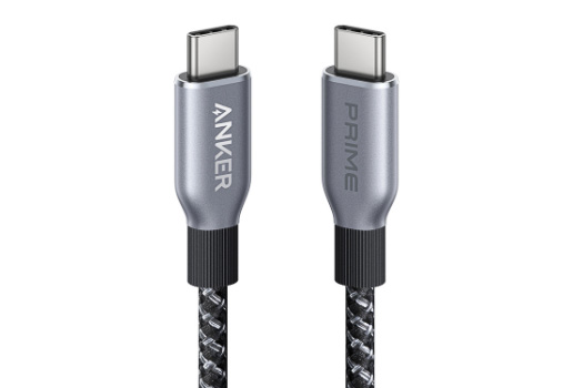 「Anker Prime 高耐久ナイロンUSB-C & USB-C ケーブル 240W」（0.9m 2790円、1.8m 2990円）