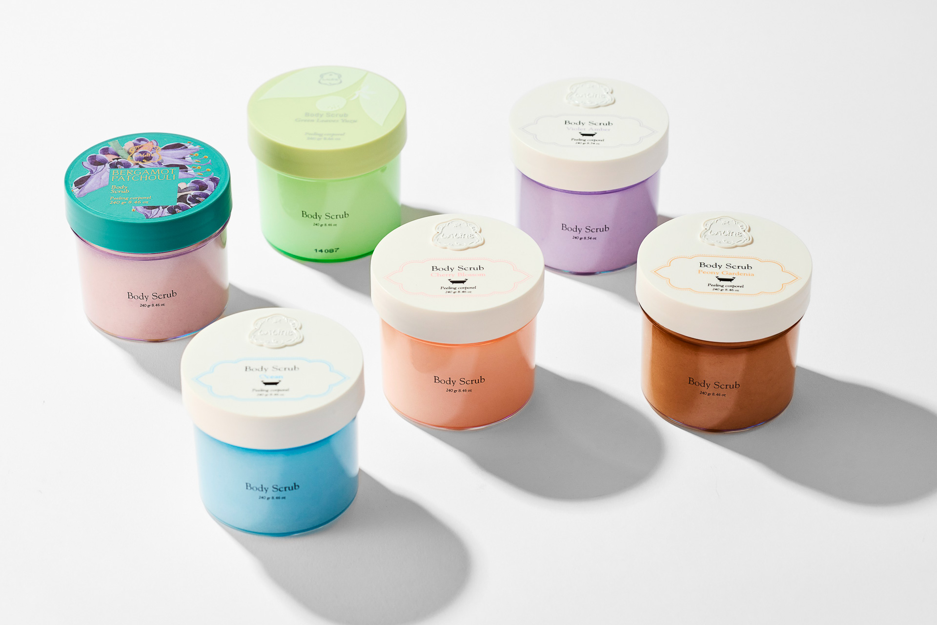 Laline「ボディスクラブ 240g」（3850円）